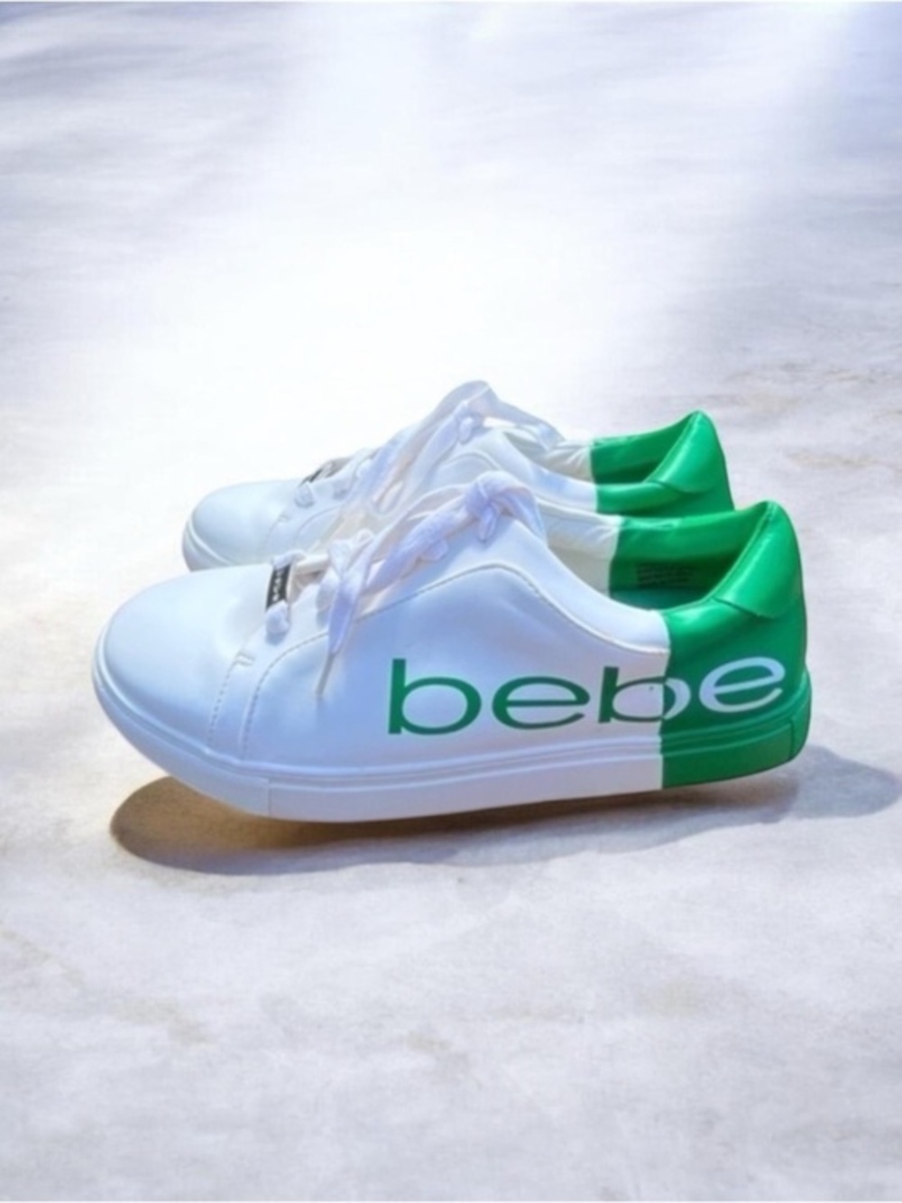 Bebe Charley Two Tone Sneakers Women’s Size 10